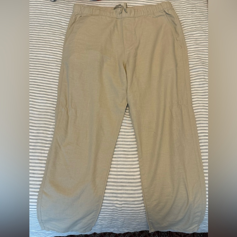 Men’s Large Linen Pants H&M